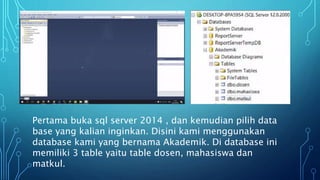 Tutorial backup sql server | PPTX