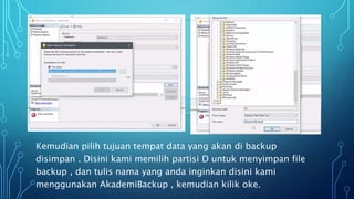 Tutorial backup sql server | PPT