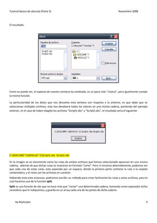 Tutorial basico de vbscript by novlucker parte5 | PDF