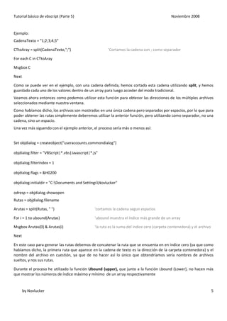 Tutorial basico de vbscript by novlucker parte5 | PDF