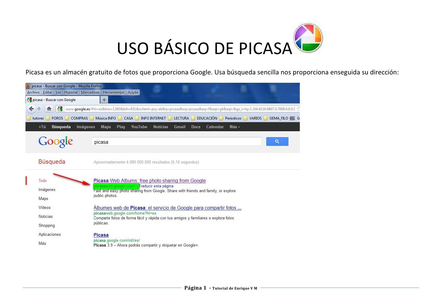 Tutorial basico picasa
