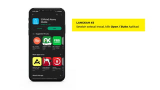 LANGKAH #3
Setelah selesai Instal, klik Open / Buka Aplikasi
 