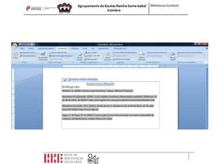 Tutorial bibliografia