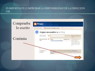 ES IMPORTANTE COMPROBAR LA DISPONIBILIDAD DE LA DIRECCION URL 