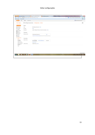 13
Editar configurações
 