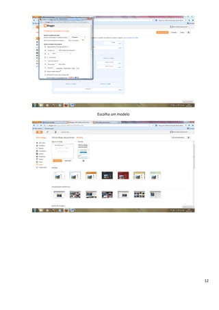 12
Escolha um modelo
 