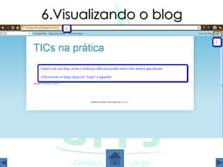 6.Visualizando o blog
 