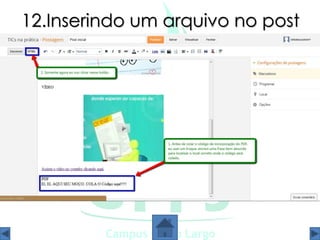 12.Inserindo um arquivo no post
 