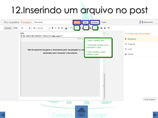 12.Inserindo um arquivo no post
 