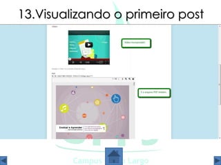 13.Visualizando o primeiro post
 