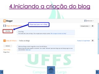 4.Iniciando a criação do blog
 