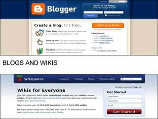 BLOGS AND WIKIS 