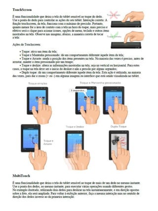 Tutorial básico utilização tablet educacional