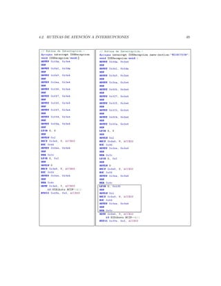 ´
4.2. RUTINAS DE ATENCION A INTERRUPCIONES   49
 