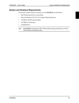 Tutorial caesars II | PDF