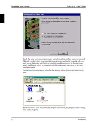 Tutorial caesars II | PDF