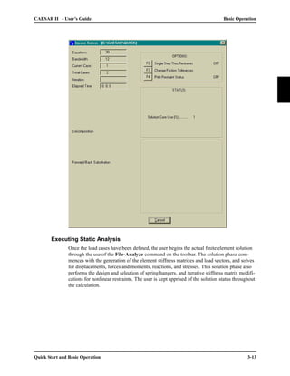 Tutorial caesars II | PDF