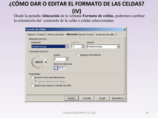 Tutorial calc open office | PPT