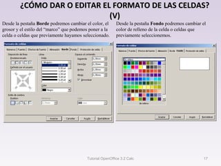Tutorial calc open office | PPT