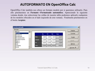 Tutorial calc open office | PPT