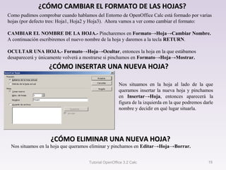 Tutorial calc open office | PPT
