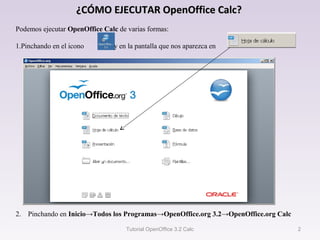 Tutorial calc open office | PPT