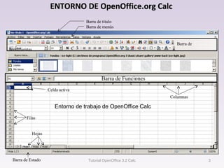 Tutorial calc open office | PPT