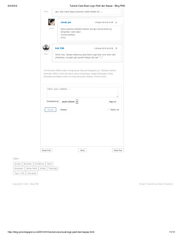 Tutorial Buat Website Html | tutorial cara buat logo padi dan kapas blog pns Tutorial Buat Website Html | tutorial cara buat logo padi dan kapas blog pns