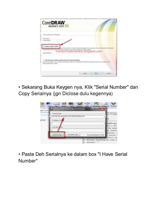 Cara Mencari Serial Number Corel Draw