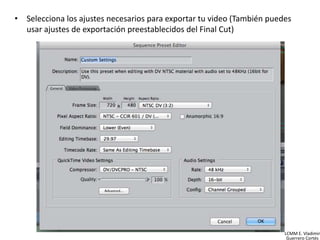 Tutorial Básico de Códecs | PPT