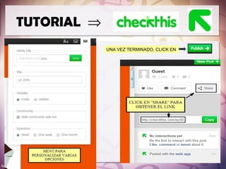 TUTORIAL ⇒
UNA VEZ TERMINADO, CLICK EN
 
