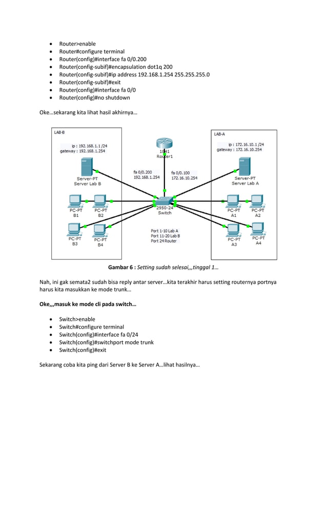 Tutorial cisco packet tracer lengkap | PDF