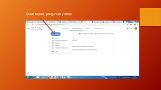 Crear tareas, preguntas y otros