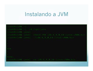 Tutorial de Clusterizacao e Load Balance de aplicacoes JEE