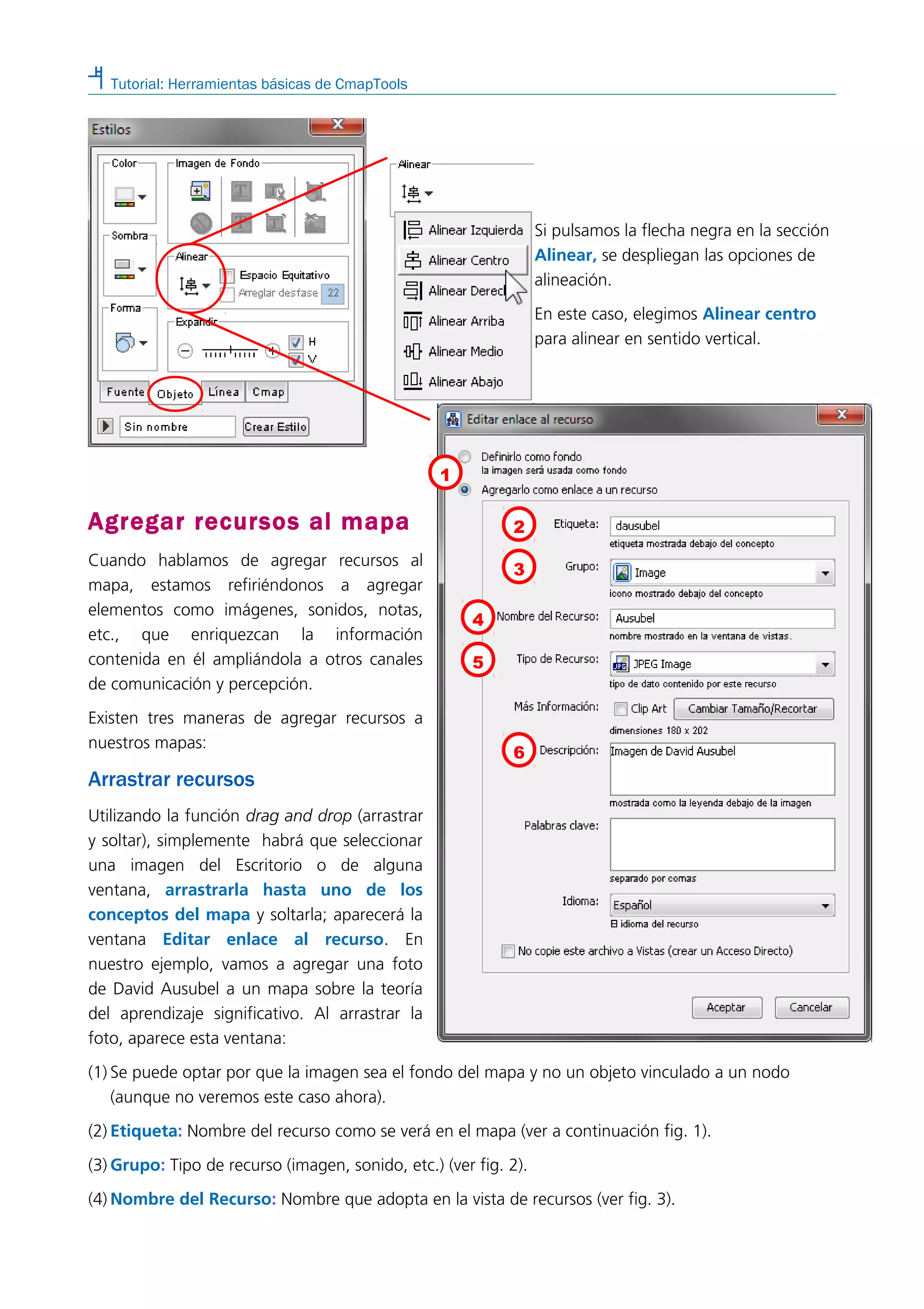 Tutorial cmap herramientas basicas | PDF