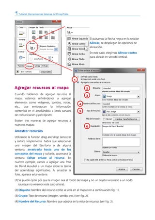 Tutorial cmap herramientas basicas | PDF