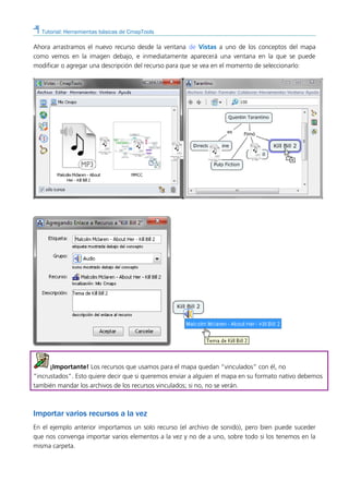 Tutorial cmap herramientas basicas | PDF