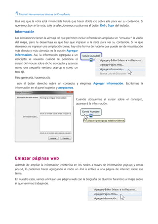 Tutorial cmap herramientas basicas | PDF