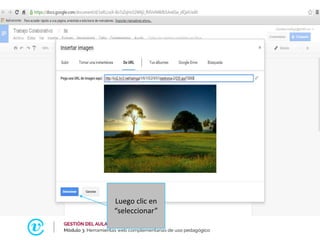 Luego clic en
“seleccionar”
 