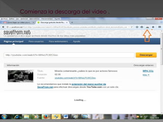 Tutorial como bajar imágenes de you tube