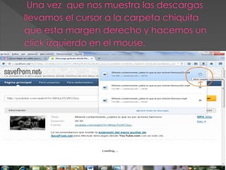 Tutorial como bajar imágenes de you tube