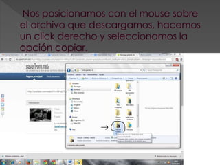 Tutorial como bajar imágenes de you tube