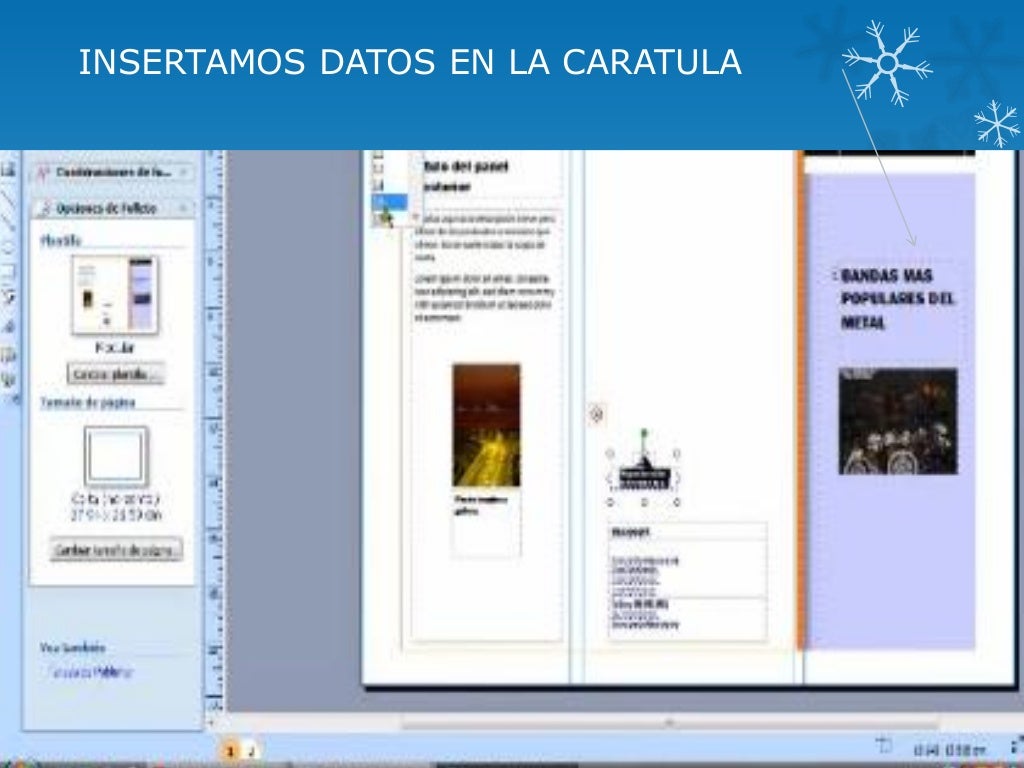 Tutorial como diseñar un triptico en publisher