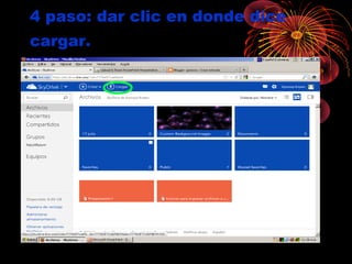 4 paso: dar clic en donde dice
cargar.
 