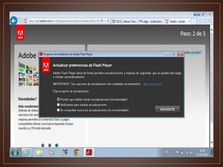 Tutorial: ¿Cómo instalar Adobe Flash Player? | PPTX
