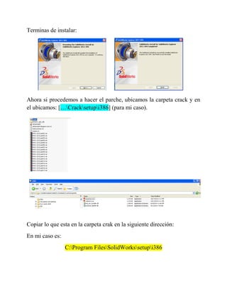 Tutorial como instalar solidworks 2011 | PDF