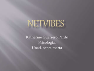 Katherine Guerrero Pardo 
Psicología. 
Unad- santa marta 
 