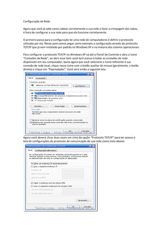 Tutorial completo como montar uma rede de computadores