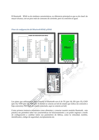 Tutorial comunicación bluetooth con módulos rn42 y rn41_by_ editronikx ...