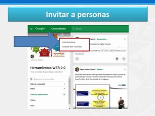 Invitar a personas